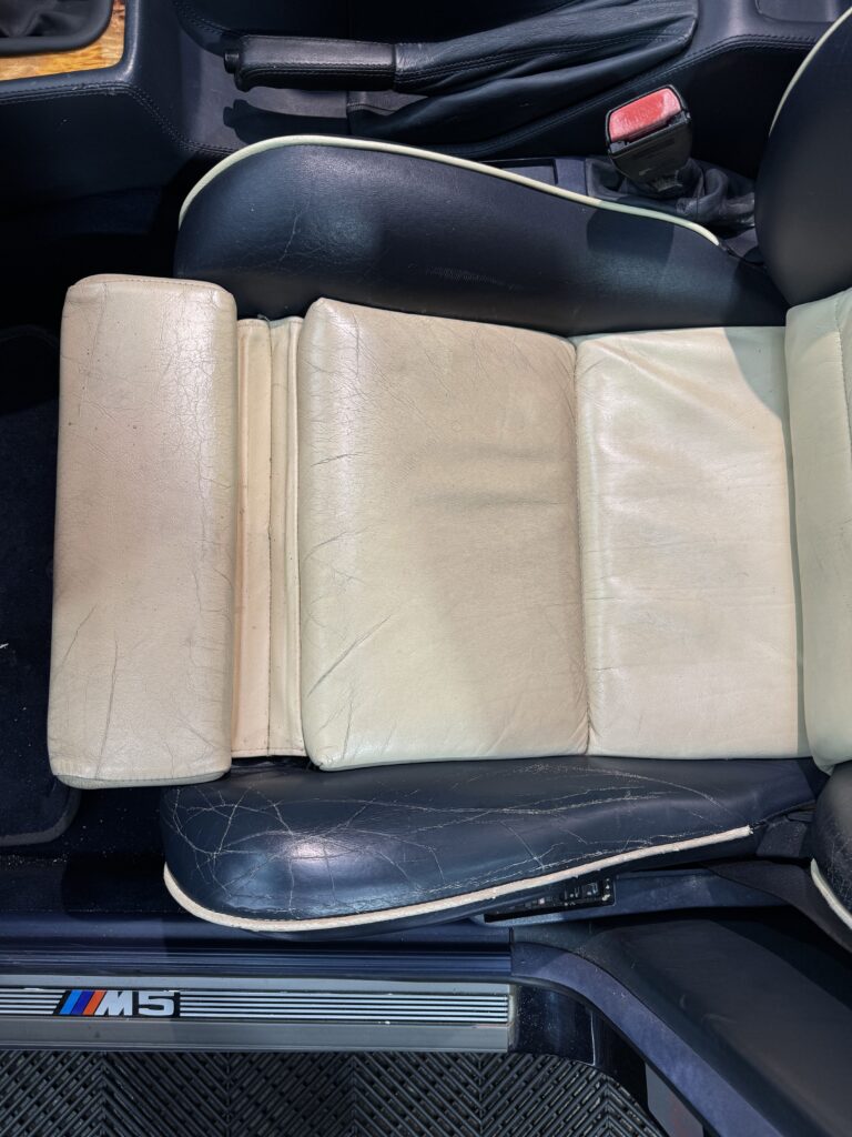 Before — BMW M5 Touring E34 - Leather Restoration